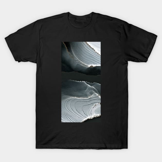 Monochrome abstract art, lines and shapes T-Shirt by MyAbstractInk